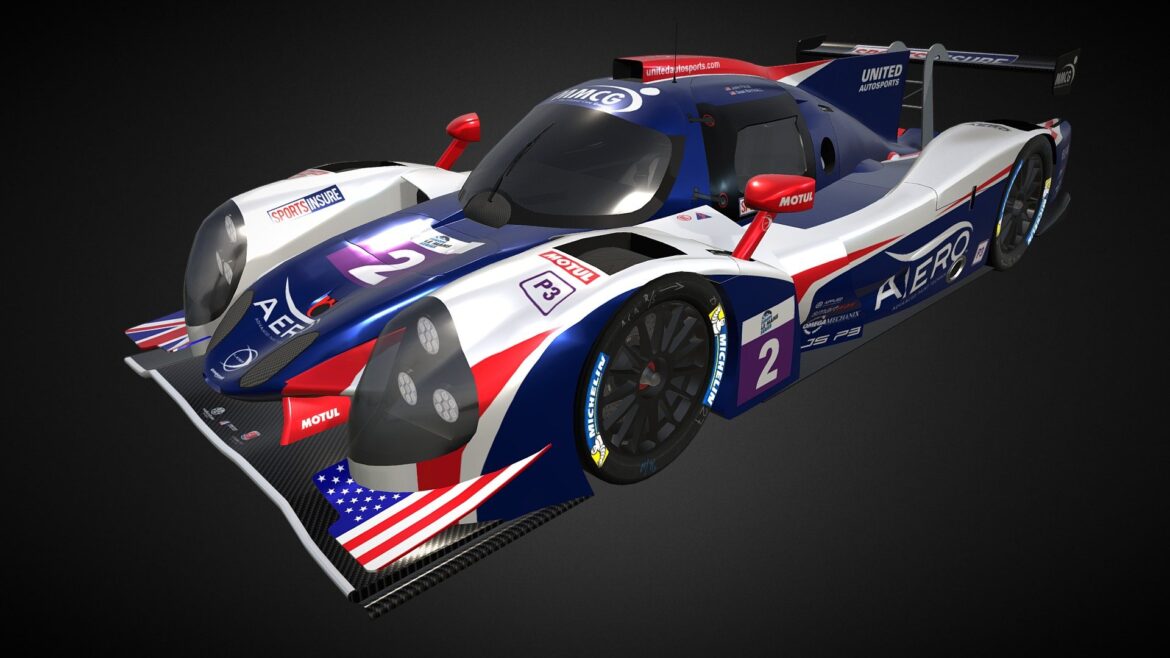 ligier js p3 nissan 3d model