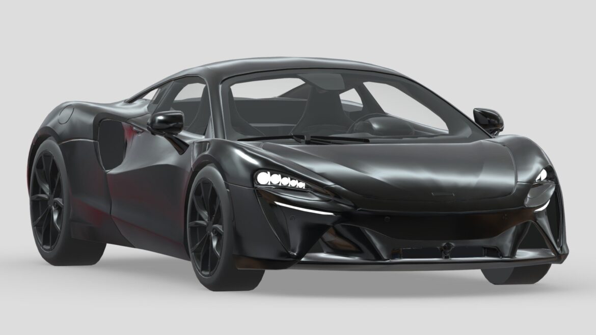 mclaren artura 2022 3d model