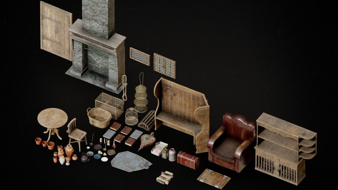 hagrids hut 3d model