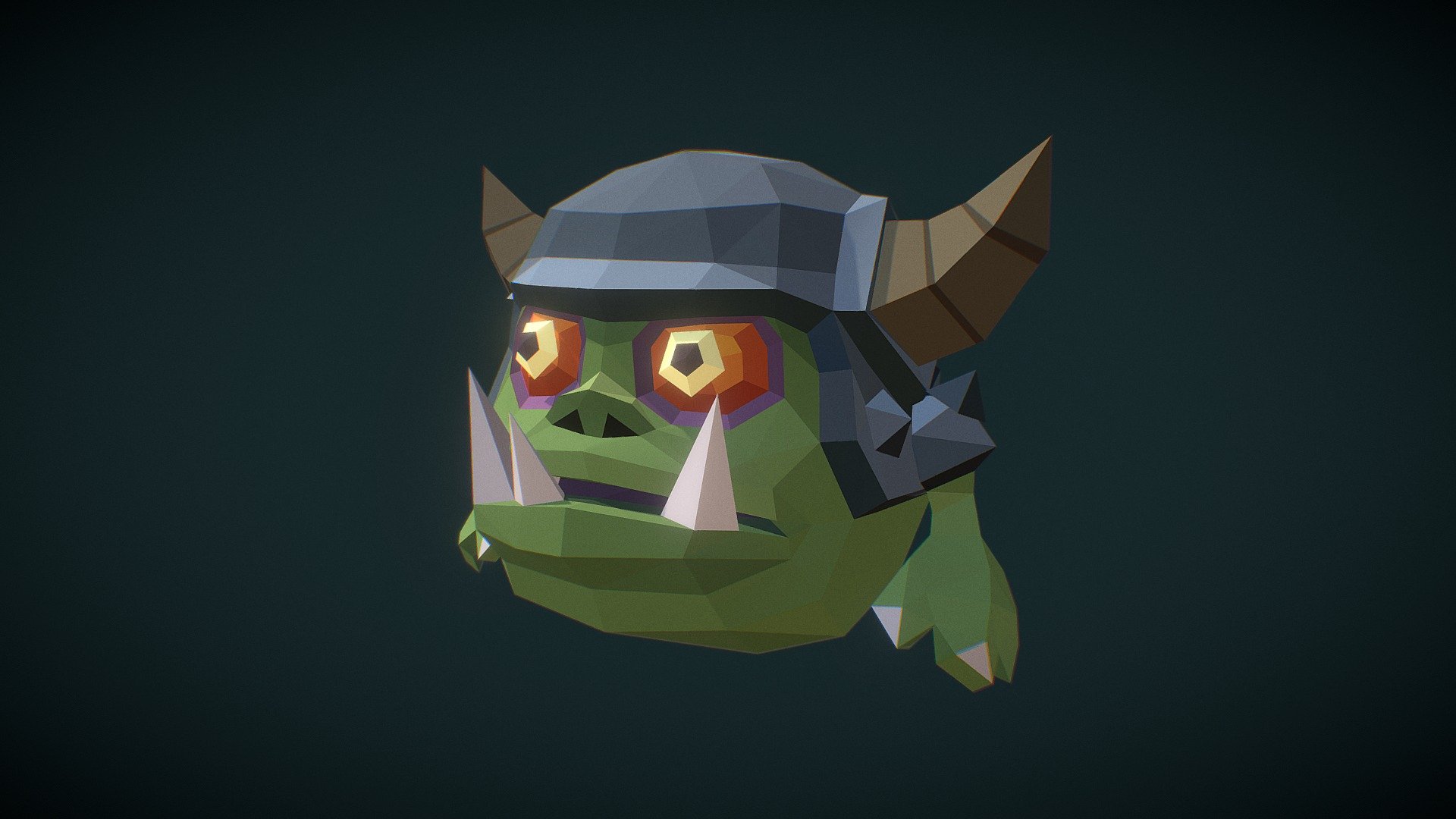 Micro Orc Gronk – Poly Series