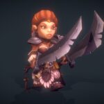 Mini Barbarian Girl Sonya