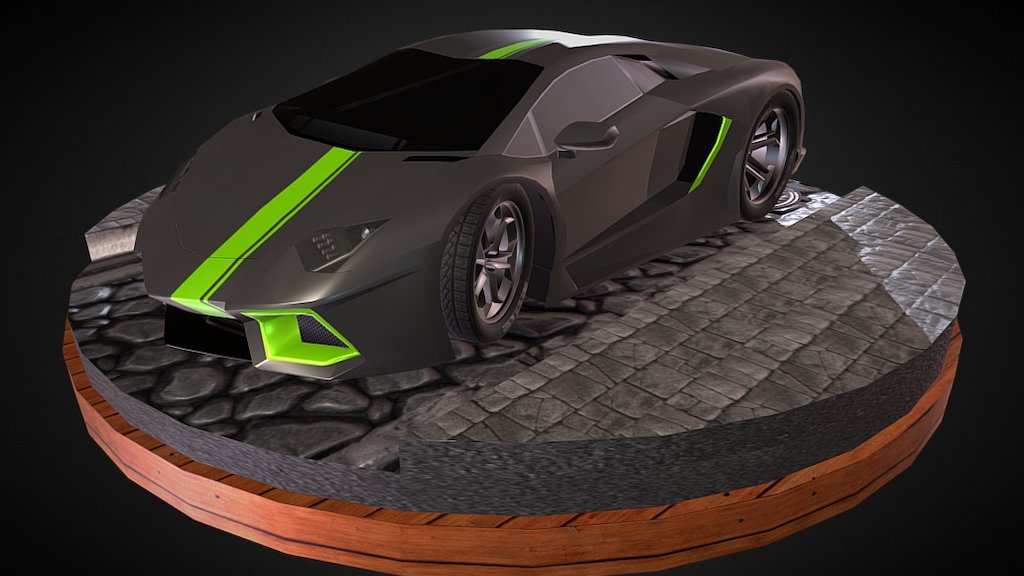 mlp aventador 3d model