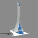0196 airport control tower 3d model