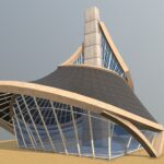 0201 twisted house 3d model