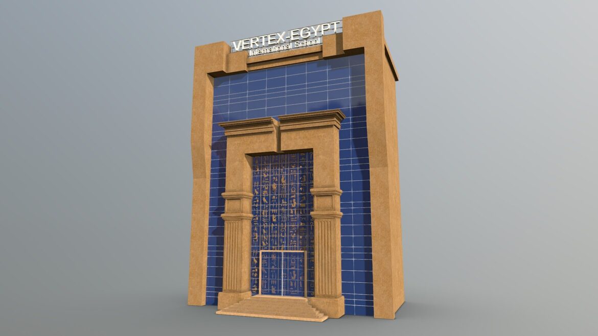0210 building entrance 3d model