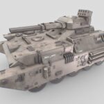 Advance Heavy military tank