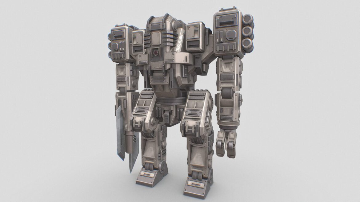 Advance Mech Robot 3d Model - advance mech robot 3d model with high resolution pbr textures