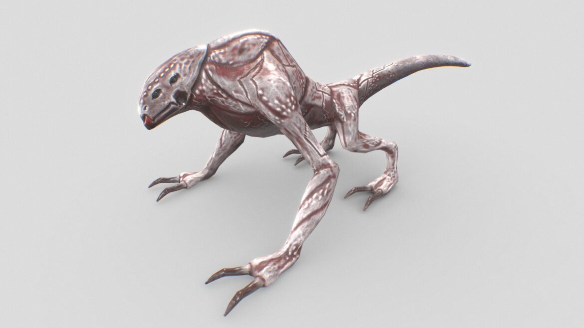 alien creature 3d model