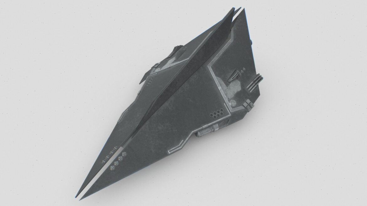 alien ship 3d model