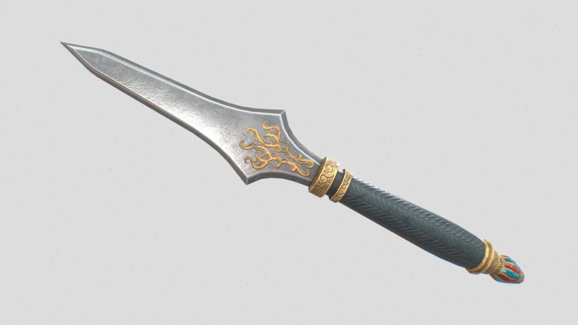 anubis dagger 3d model