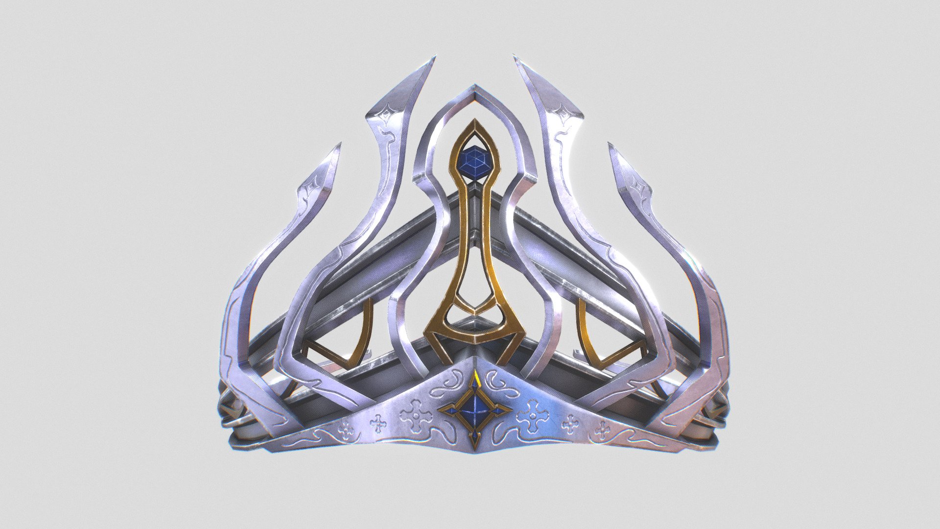 Blue Diamond Crown