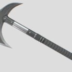 combat axe 3d model
