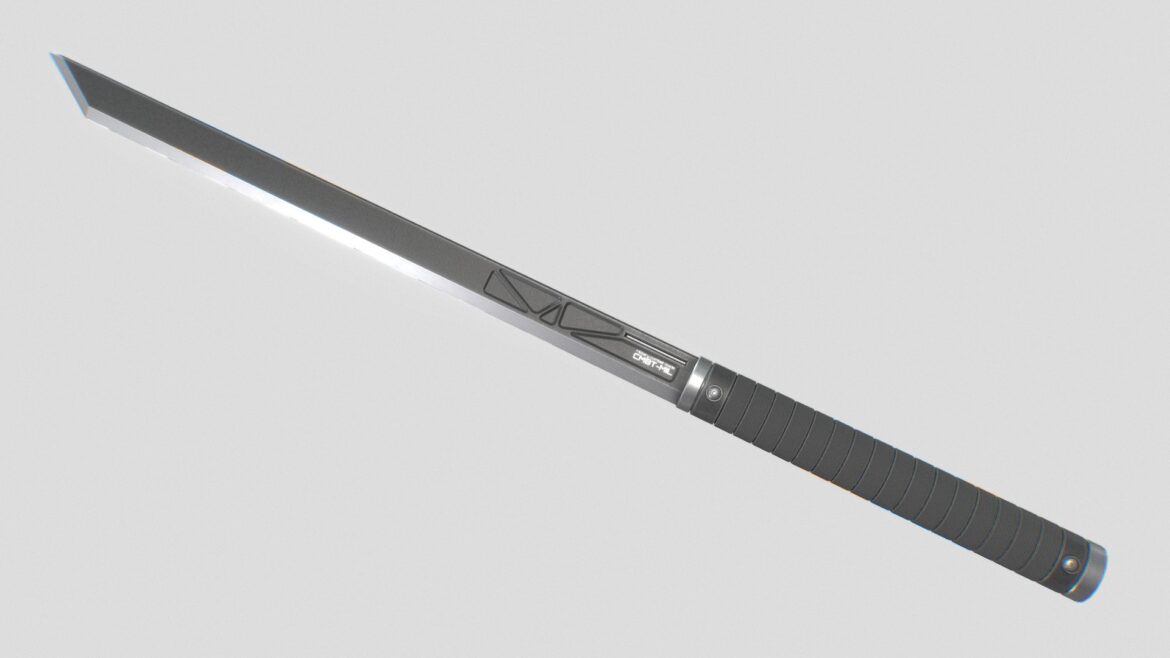 combat blade 3d model