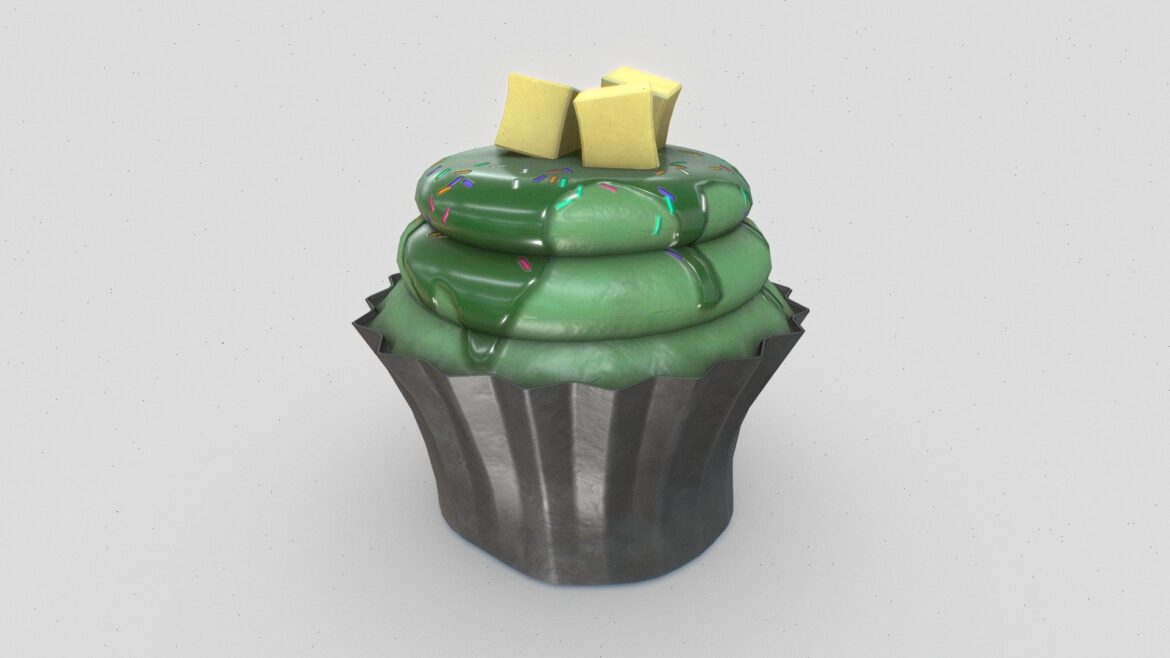 cupcake 3d model