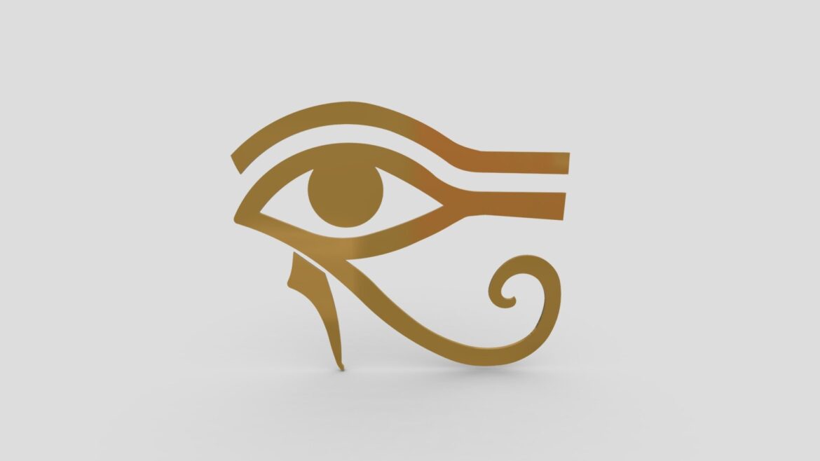 egyptian symbols 019 3d model