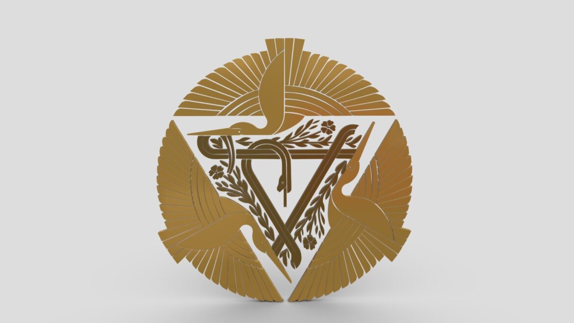 egyptian symbols 028 3d model