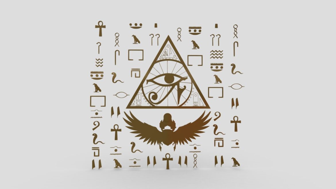 egyptian symbols 028 3d model