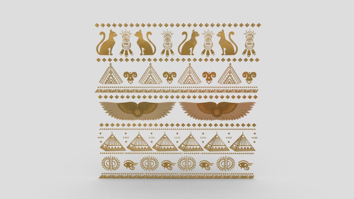 egyptian symbols 031 3d model