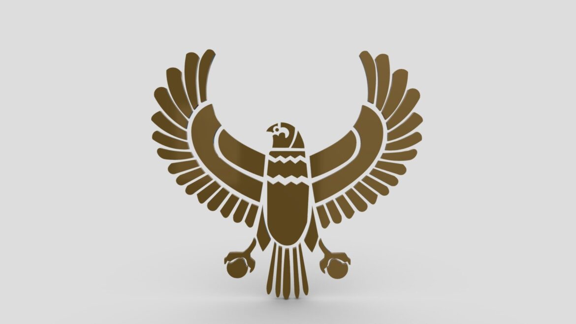 egyptian symbols 041 3d model