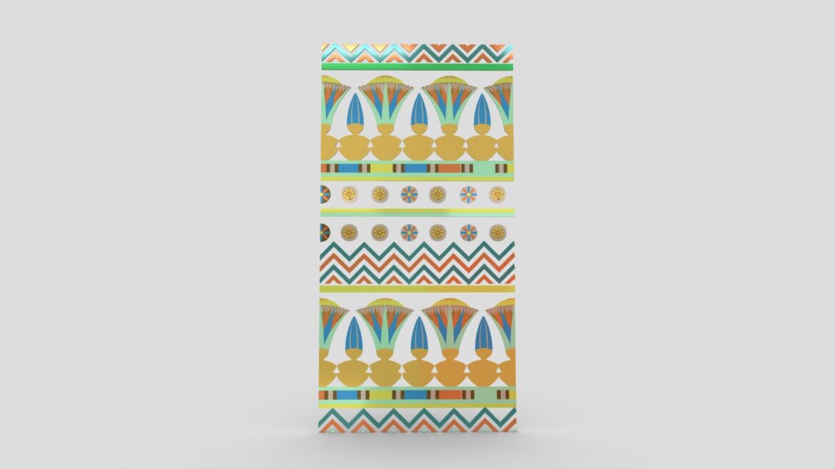 egyptian symbols 041 3d model