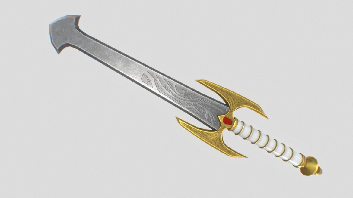 fantasy dagger 3d model