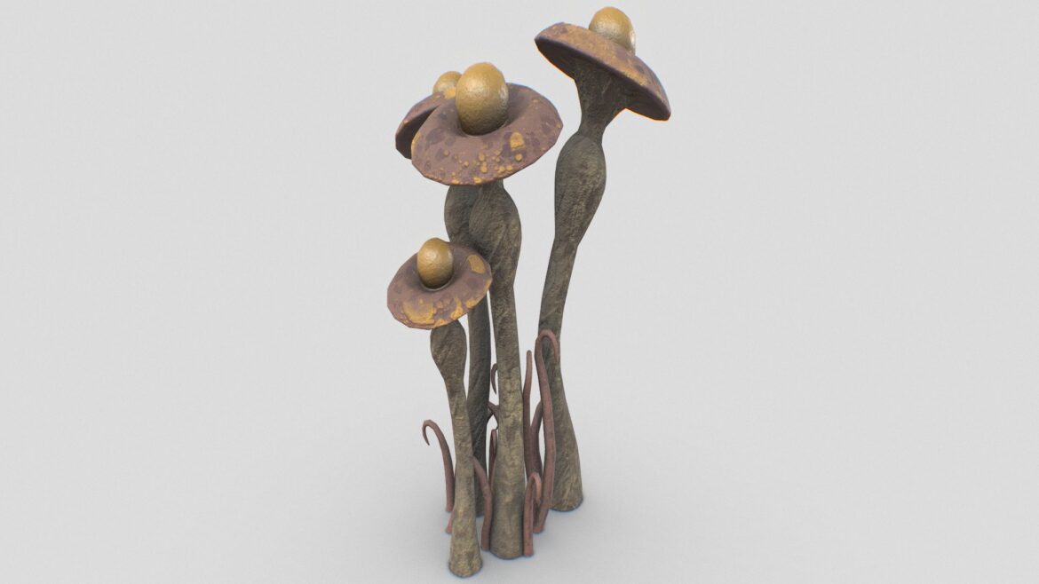 alien plant 3d model
