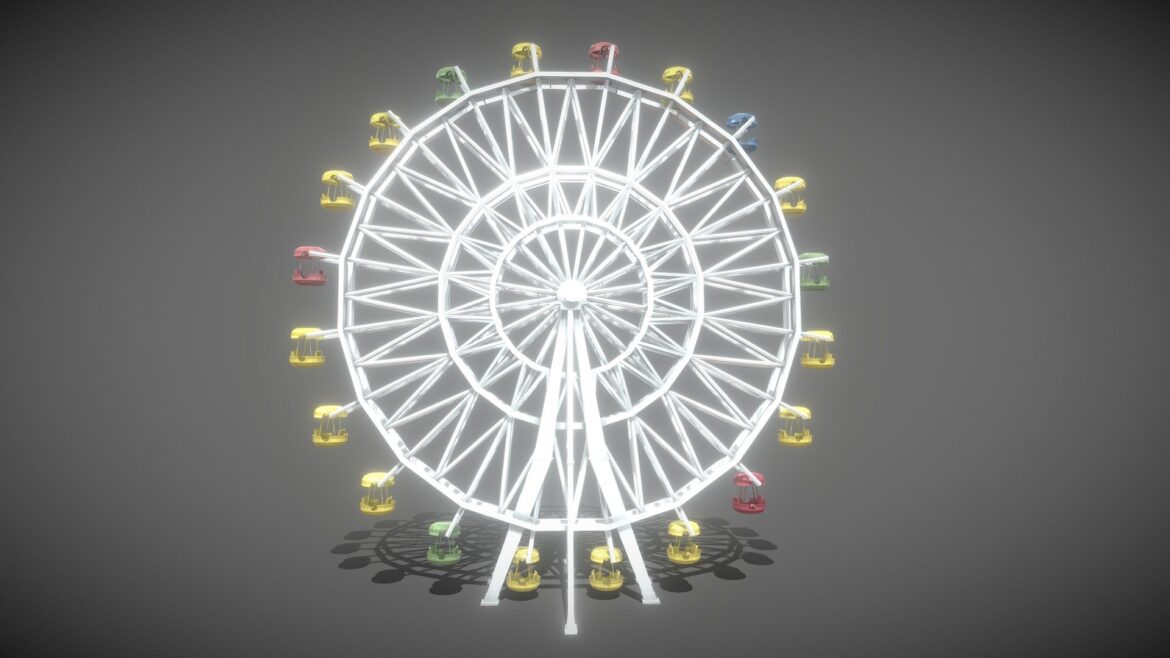 ferris wheels 3d model