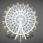 ferris wheels 3d model