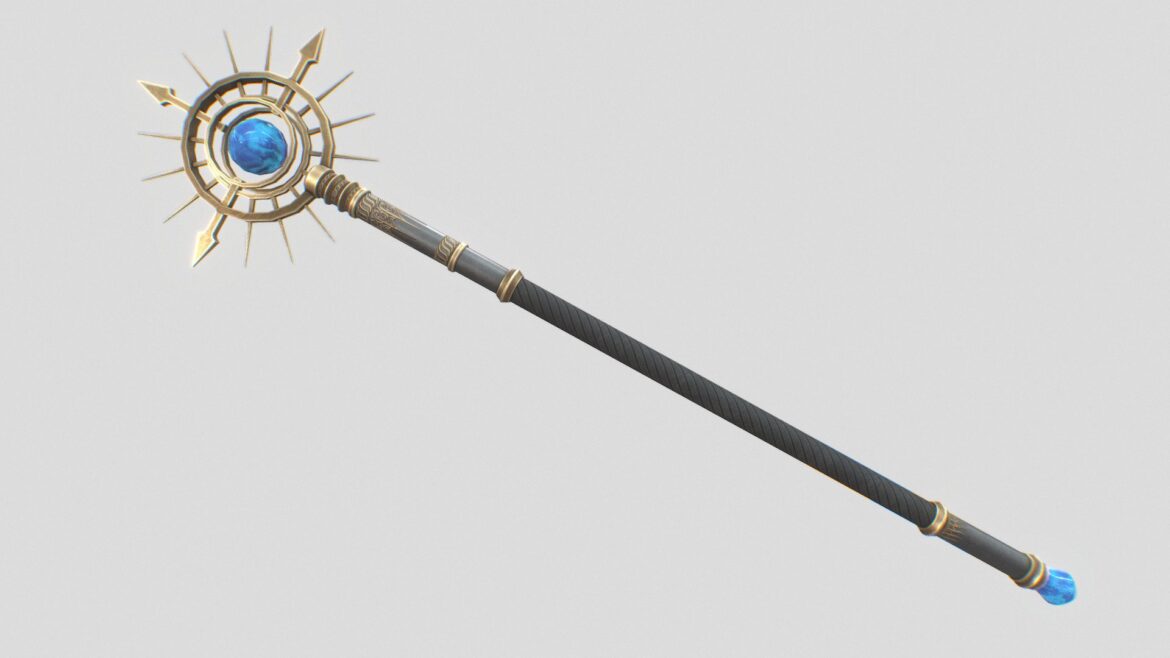 frostbite staff 3d model