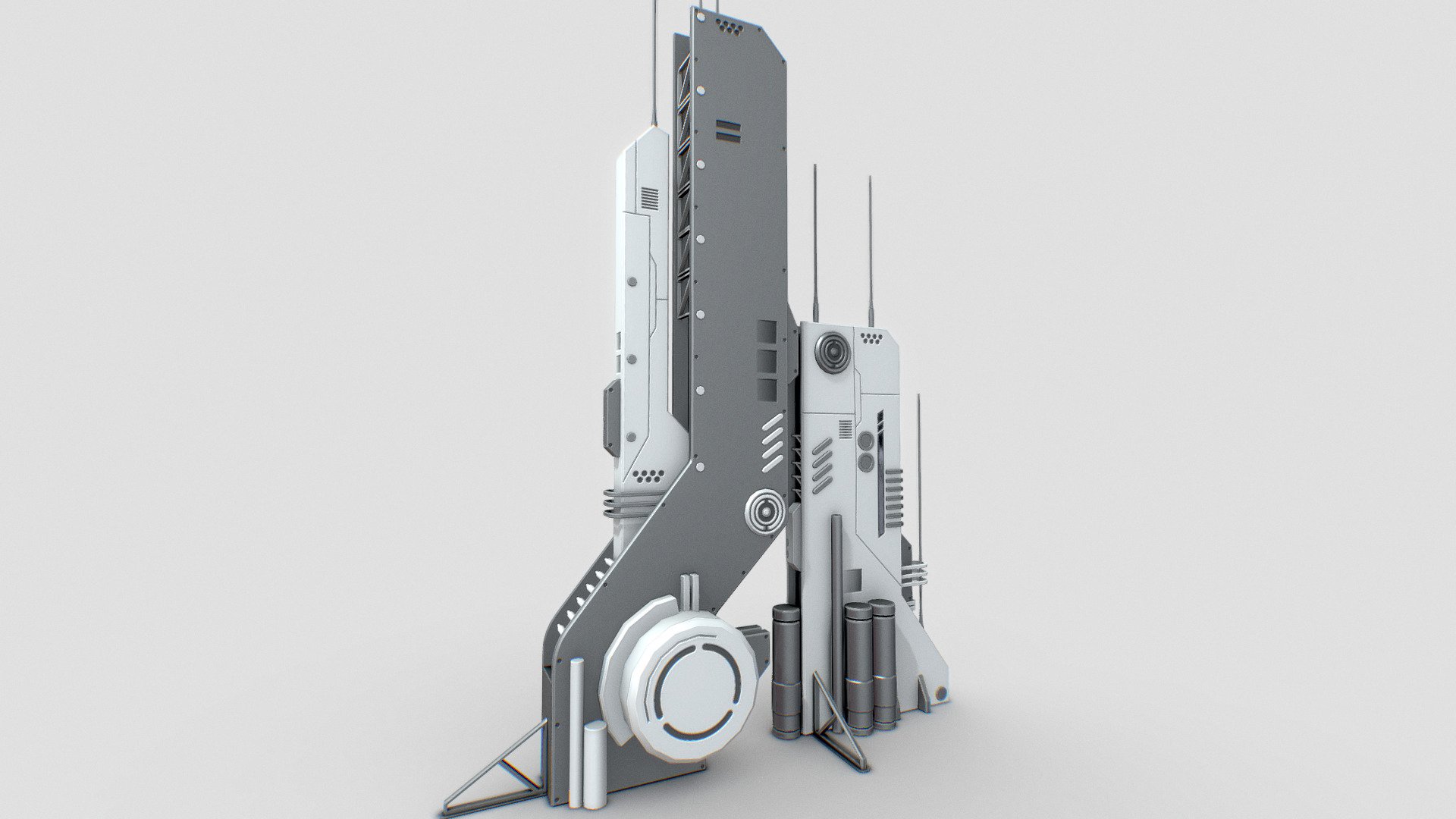 Futuristic building