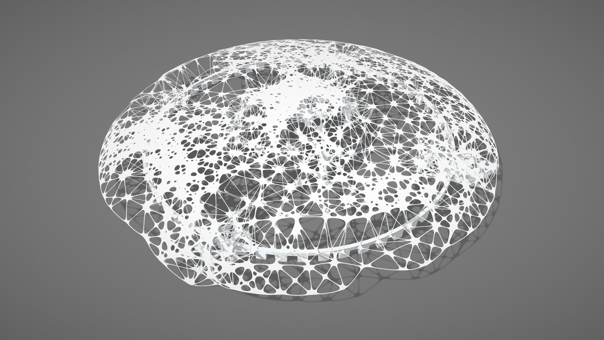 Futuristic Spider Dome Parametric Shaded