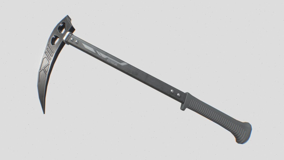 ice axe 3d model