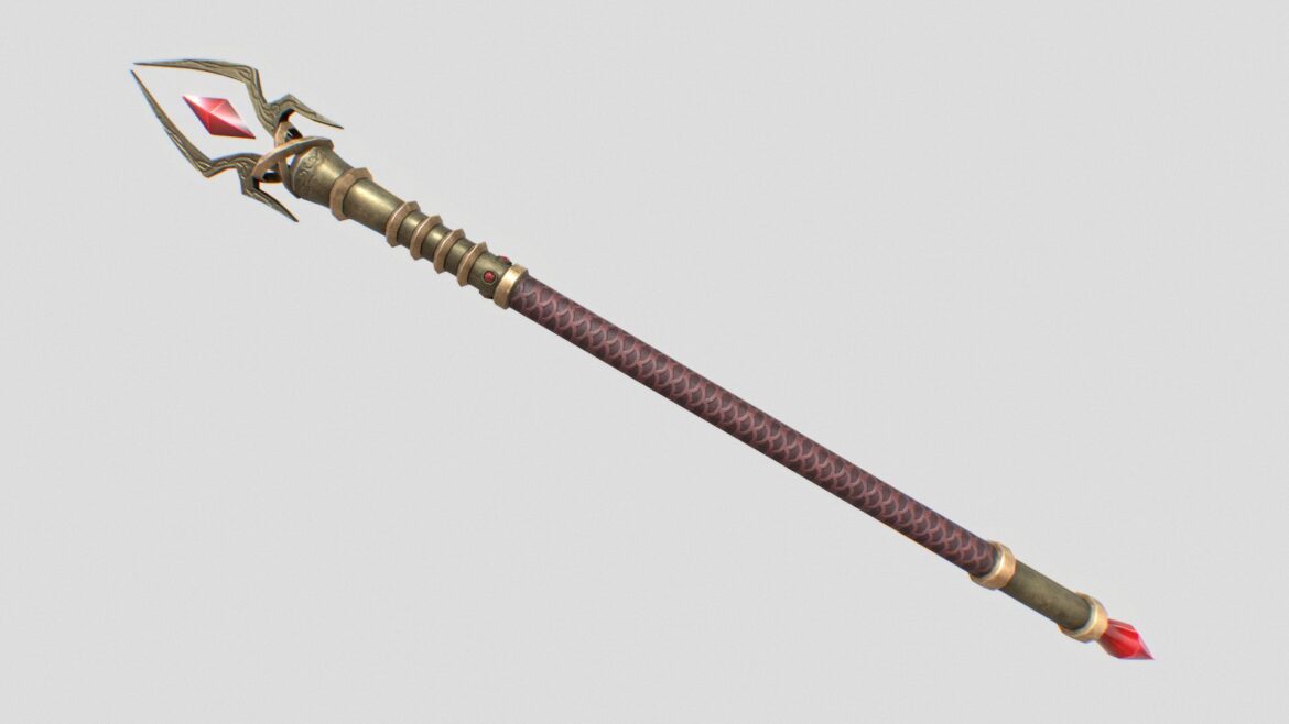 imperial scepter 3d model