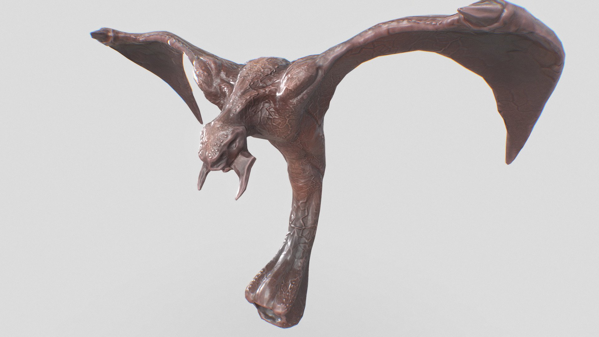 Infested flying creature