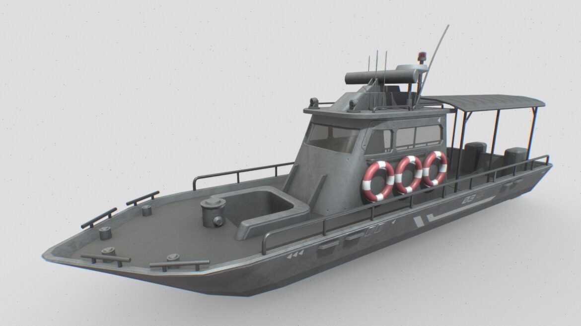 maritime patrol vehicle 3d model