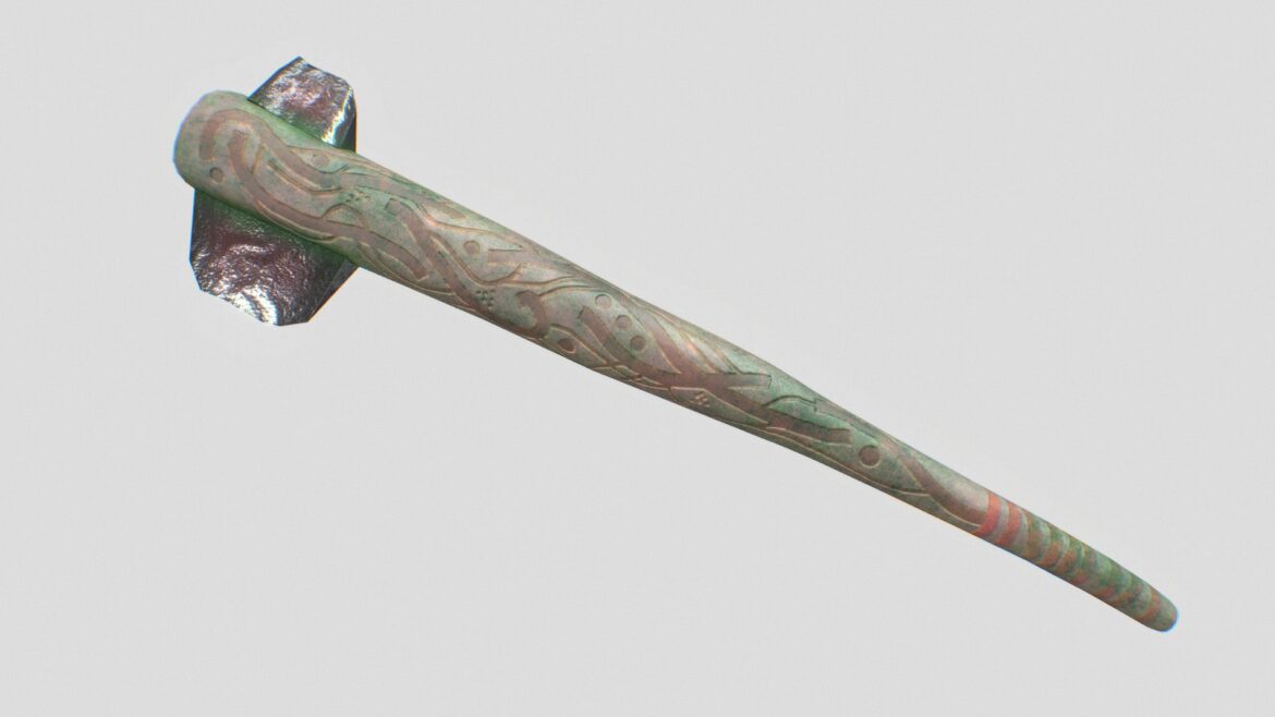 mayan weapon 3d model
