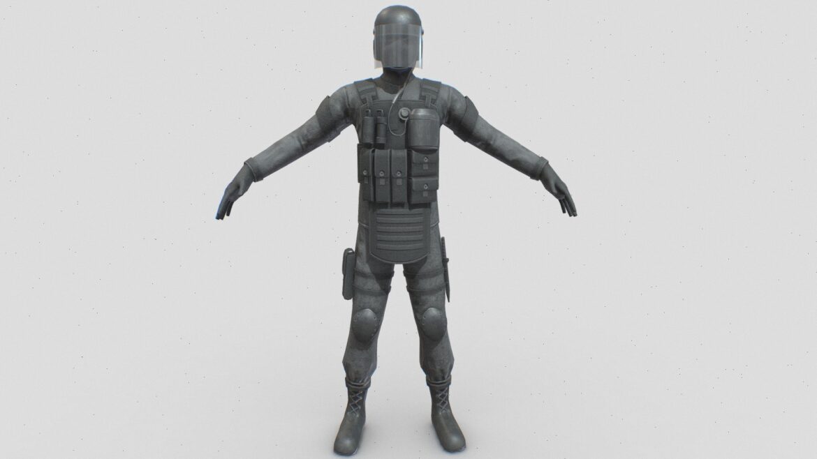 military gign 3d model