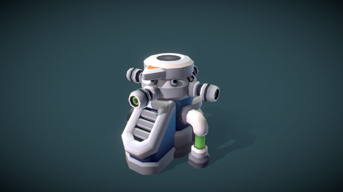 mining tower v3 preview 3d model