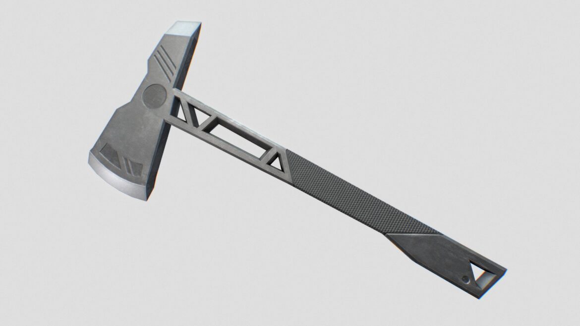 modern axe 3d model