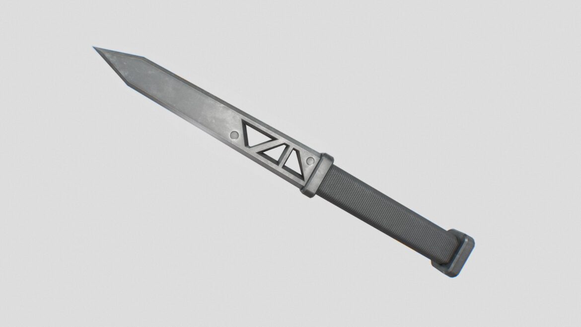 modern knife 3d model