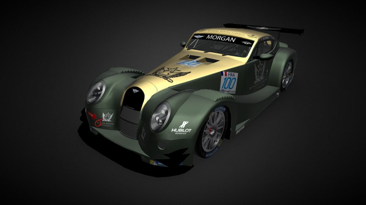 morgan aero supersports gt3 3d model