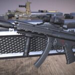 mp5 a3 game ready low poly 3d model