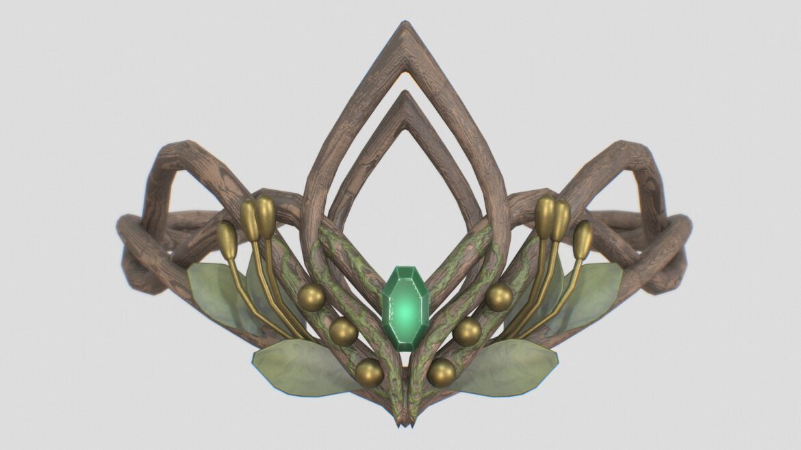 nature crown 3d model