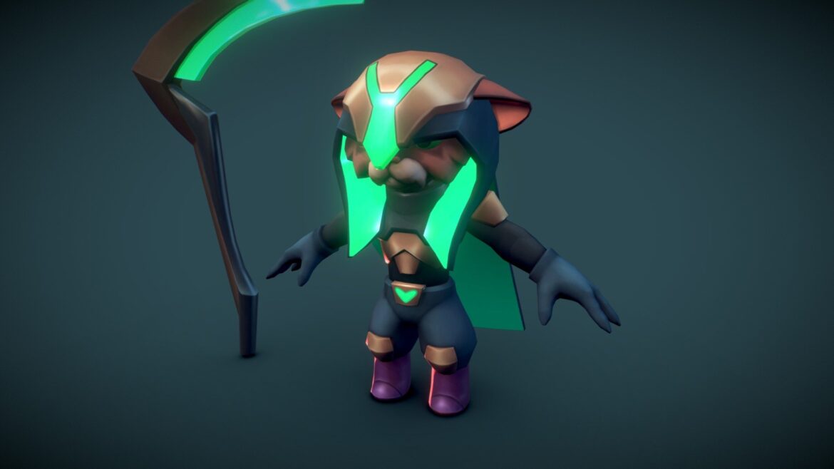 necro cat preview 3d model