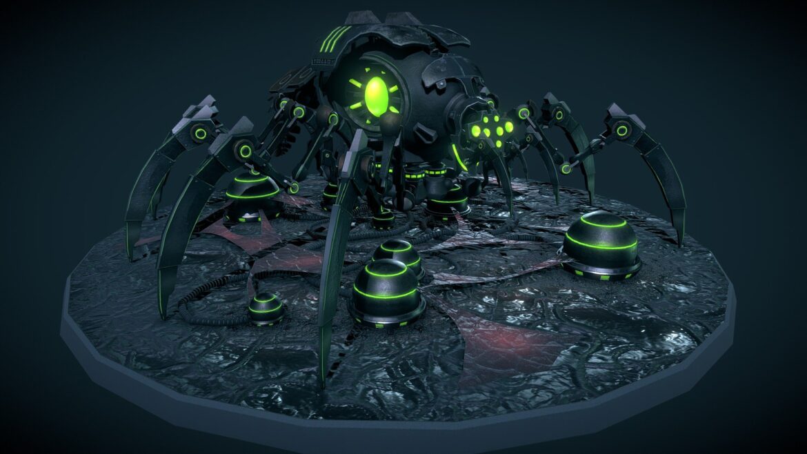 necron 3d model