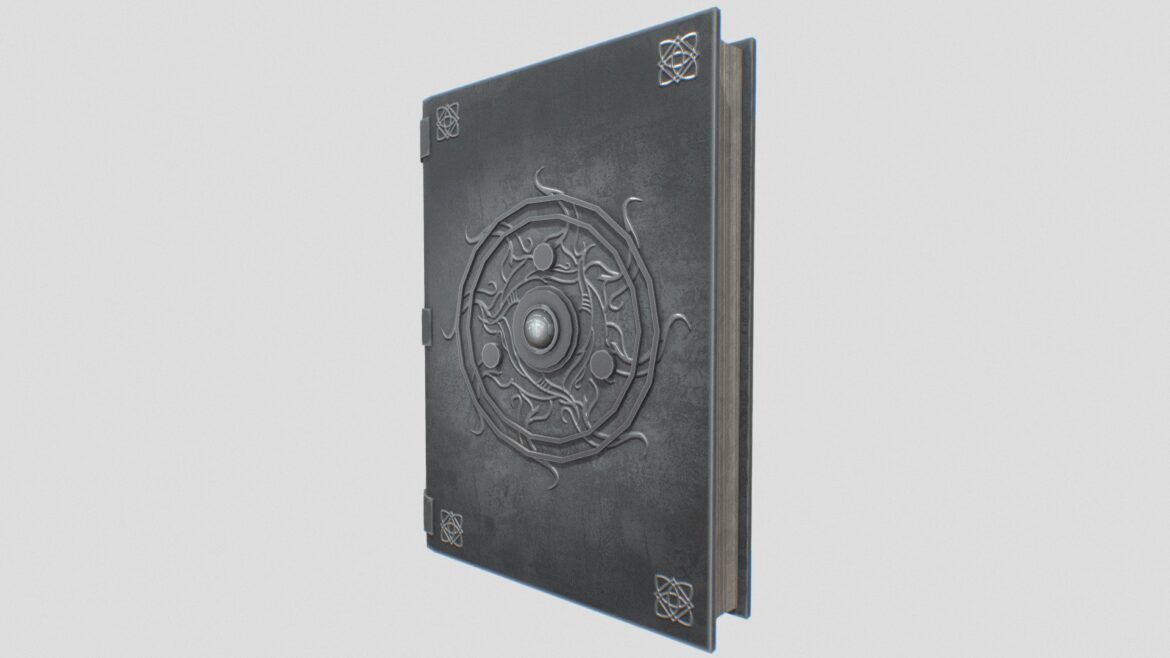 necronomicon book 3d model