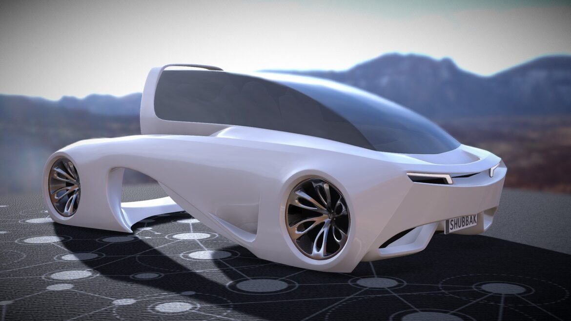 next100 future car 3d model