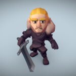 nordic warrior raydal proto series 3d model