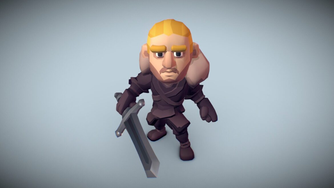 nordic warrior raydal proto series 3d model
