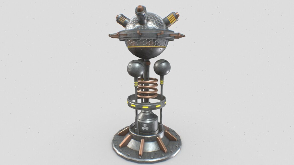 nuclear reactor 3d model